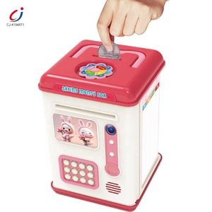 Chengji trẻ em mô phỏng vân tay nhận dạng khuôn mặt mở khóa tiết kiệm hộp ATM điện tử thông minh con heo đất ngân hàng với ánh sáng và âm nhạc - Product Image 4