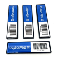 HT513 Etiqueta RFID HF Estante 13.56MHz ISO15693 Gestion Bibliotecaria 40 Años Retención Datos Adhesivo 3M