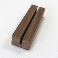 Support de menu en bois poli écologique pour table de café, présentoir de numéros de table pour restaurant