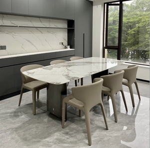 Nuevo Panel de <span class=keywords><strong>roca</strong></span> de alta calidad de estilo nórdico de mármol, mesa de comedor grande, muebles de cocina y restaurante para comedor y baño - Product Image 5