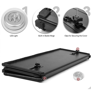 Cubierta Rígida Plegable de Aluminio de 5 pies para Jeep Gladiator 2026, Impermeable, de Alta Seguridad, para Protección de Carga - Product Image 2
