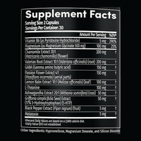 Complément alimentaire en capsules pour le sommeil, marque privée OEM, végétalien, avec mélatonine + glycinate de magnésium + 5-HTP + ashwagandha et vitamine B6