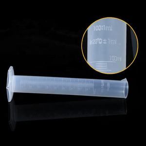HAIJU Laboratório Fábrica Venda 10ml ml 50 25ml 100ml 250ml 500ml 1000ml 2000ml Cilindro de Medição Graduado Plástico PP Fabricante - Product Image 5