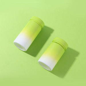 Botella de 100 ml con Impresión Personalizada para Vitaminas, Cápsulas de Polvo Liofilizado, Goma de Mascar, Partículas de Fruta Seca, con Tapa - Product Image 2