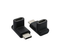 Adaptateur USB 3.1 Type C mâle vers femelle à angle droit de 90 degrés, convertisseur de chargeur USB C pour téléphone portable, tablette, ordinateur portable, sortie CC