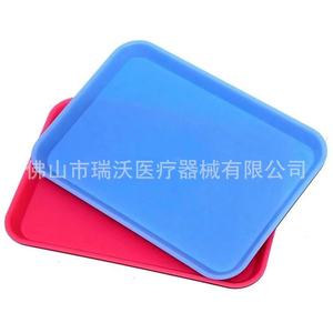 Plateau pour instruments dentaires rectangulaire en plastique pour dentistes, équipement de soins bucco-dentaires - Product Image 1
