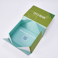 Luxuriöse magnetische Geschenkbox Verpackung Bandgriff faltbar benutzerdefiniertes Logo harter starrer Karton Papier schwarz rosa faltbare Papierbox