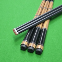 Tongkat Snooker/Pancong Lompat 2 Bagian Berkualitas Tinggi, Tahan Lama, Ringan, Sambungan Tengah 1/2 Split, Shaft Fiberglass, Baja Anti Karat