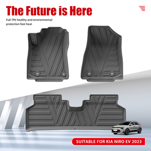 Usine En Gros 3D TPE Tapis De Voiture Imperméable Doublures De Voiture Antidérapant Revêtements De Sol Antipoussière Tapis De Sol De Voiture pour Kia <span class=keywords><strong>Niro</strong></span> <span class=keywords><strong>EV</strong></span> <span class=keywords><strong>2023</strong></span> - Product Image 2