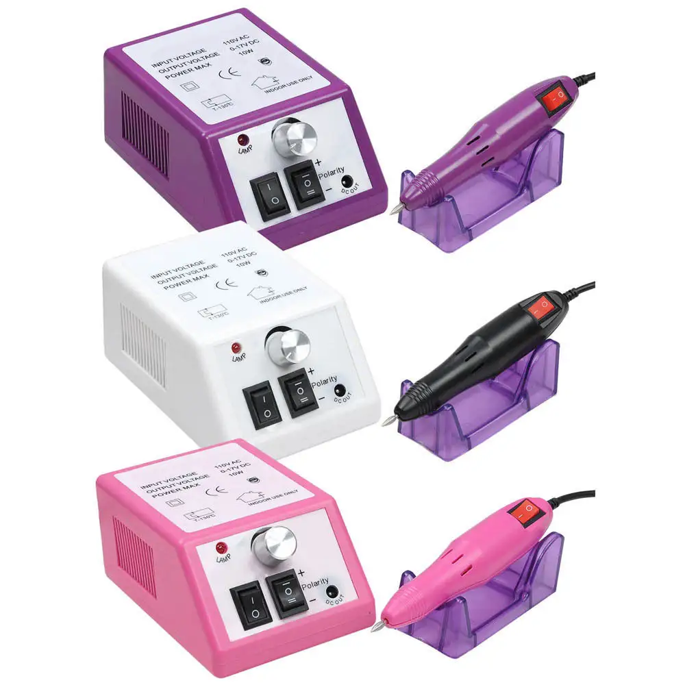 Электрическая дрель для ногтей 20000 ОБ/мин экономичная 5 видов цветов электронная пилка для салонов