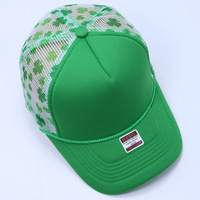 Casquette de baseball unisexe en mousse avec logo personnalisé, 5 panneaux, motif écossais et léopard, maille respirante, idéale pour l'été et les activités sportives en extérieur
