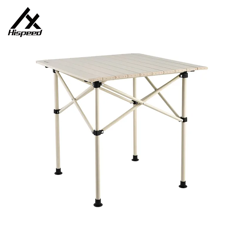 HISPEED Waterproof Outdoor Furniture Sets Alumínio Roll-Up Camping Tabela Multifuncional Outdoor Portátil para Férias