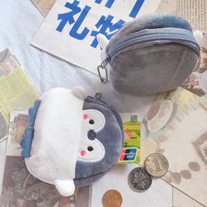 Wholesale Animal Kids Wallet Small Soft Zipper Coin Bags Keychain Custom Girls Boys <b>Cute</b> Animal Plush Coin <b>Purse</b> Gift Small Bag - Product Image 6
