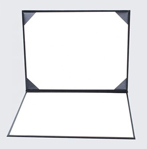 Protège-diplôme <span class=keywords><strong>scolaire</strong></span> moderne en cuir de haute qualité, étanche, avec fermeture, format 8.5x11, pour uniforme <span class=keywords><strong>scolaire</strong></span> et diplôme universitaire - Product Image 1