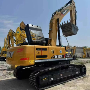 Excavateur sur chenilles SANY d'occasion certifié CE Vannes hydrauliques Kawasaki Seau de 1.6m de haute qualité SY365H Machines de 36.5 tonnes Chine - Product Image 1
