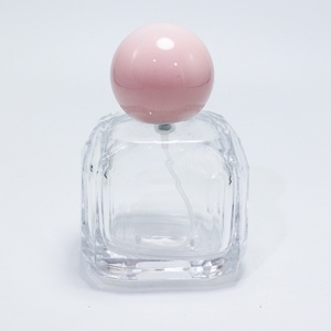 Best Price Empty pink Cute Crimp Perfume Oil <b>Bottle</b> 30ml 50ml 100ml Round Perfume <b>Bottle</b> With Packing Box - Product Image 4