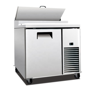 Comercial NSF Salad Bar Display <span class=keywords><strong>Counter</strong></span> Fan Refrigerador de refrigeración para Sandwich Pizza Prep Aplicación de alimentos congelados - Product Image 1