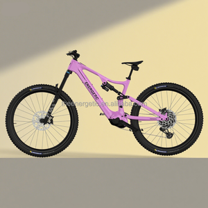 Premium Adults Mountain Bike Central Motor Carbon Frame 12-Speed Hydraulic Disc Brakes 350W Fat Tire Stability Super - Product Image 1