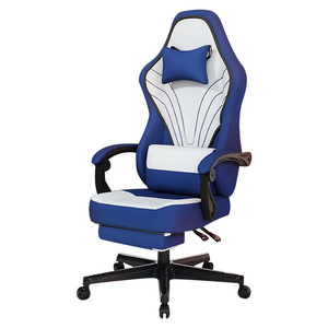 Gaming Chair Pu Leather Reclining Height Adjustable Swivel Chair For Home Office Dormitory - Product Image 5
