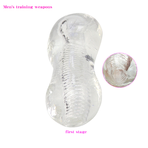 Avec boîte d'emballage de <span class=keywords><strong>dessin</strong></span> <span class=keywords><strong>animé</strong></span> Transparent Safety Silicone Adult Wellness Masturbateur Cup for Men - Product Image 5