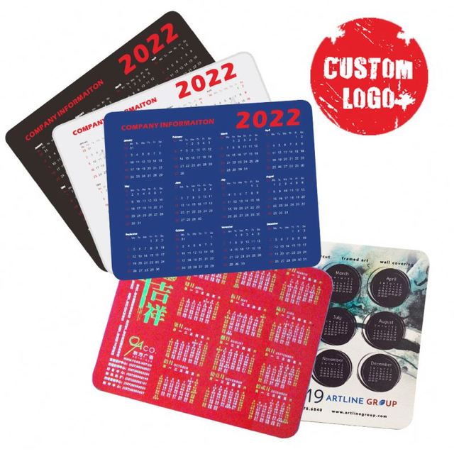 Factory Price Good Quality Custom Mouse Pad Custom Full Colour Design Print Mouse Mat Calendar