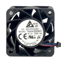Delta TAA0412DDX01 DC12V 0,90A 4020 4CM Vierdraht-PWM-Server-Lüfter mit Kunststoffflügeln