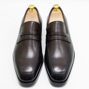 Zapatos de Vestir de Tres Piezas con Puntera Redonda, Cordones y Resistentes al Agua para Hombre, de Cuero Vacuno Liso, Punta Redonda Pequeña, Formales, de Negocios, de Cuero Genuino, Hechos a Mano - Product Image 5