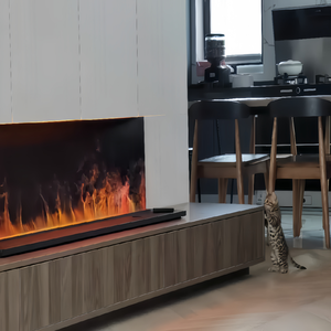 Bán buôn thiết kế hiện đại Lò sưởi điện 3D mô phỏng ngọn lửa trang trí hơi nước chèn phong cách điều khiển từ xa sử dụng trong nhà - Product Image 2
