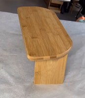 Banc de méditation en bambou avec pieds pliants articulés, tabouret à genoux de qualité supérieure pour la méditation, banc de yoga pliable portable