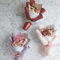 Buket Bunga Mawar Mini Elegan Langit Berbintang, Bunga Kering, Bunga Buatan, Bunga Awet, Simulasi Tinggi, Buatan Tangan