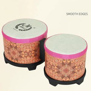 Instrument de percussion Orff, bongo de 5 et 6 pouces, tambour africain en peau de chèvre pour accompagnement et performance - Product Image 4