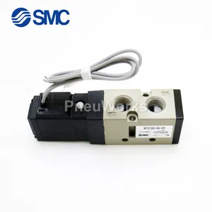 Válvula solenóide pneumática smc VF3130-4G-02,