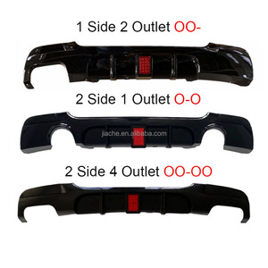 ABS paraurti posteriore Lip diffusore Spoiler con lampada per <span class=keywords><strong>BMW</strong></span> serie 3 E90 M <span class=keywords><strong>Sport</strong></span> Sedan 4 porte 2005-2012 Carbon Look nero lucido - Product Image 3