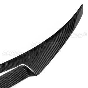Alerón trasero de fibra de carbono real para BMW G30 520d 530i 540i 2017-2018, extensión de alerón trasero estilo V. - Product Image 6