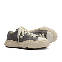 Chaussures de marche décontractées unisexes personnalisées en gros, à semelle épaisse, rehaussantes, en toile, avec semelle extérieure en caoutchouc, confortables et légères