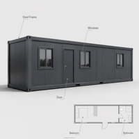 Maison conteneur, salle de sport, fitness, 40 pieds, extensible, préfabriquée, modulaire, hôtel, villa, club, CE, antirouille