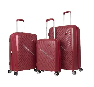 2021铝框行李箱复古风格手提箱改装PP拉杆包批发20/24叶王旅行包
