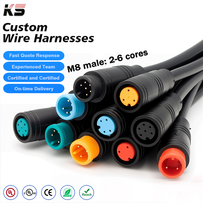 Ip67 Connector M12 Circular Waterproof 3