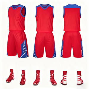 Ensemble de basketball portable, maillots de basketball Back to Back Dazzle, maillots de basketball de haute qualité pour hommes adultes - Product Image 2