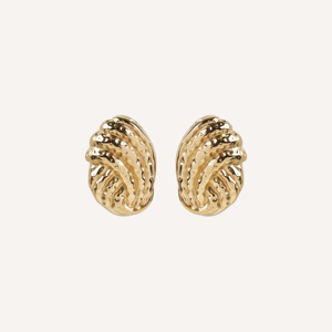 Boucles d'oreilles pendantes minimalistes en acier inoxydable doré YXM E538, 2,3 cm, bijoux tendance printemps-été - Product Image 1