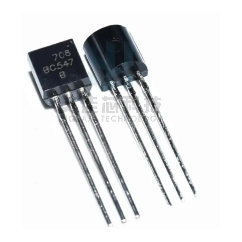 BC547C TO-92 emballage en plastique nouveau transistor de circuit intégré de livraison rapide d'origine NPN BC558 BC546 BC547 BC548 transistor
