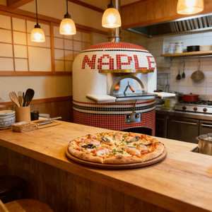 Four à pizza au bois en acier inoxydable, four à pizza au bois commercial pour restaurant, cuisine, usage professionnel - Product Image 1