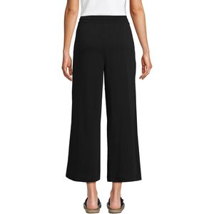 FOXA Pantalon court en tricot sport pour femme, coupe large, taille mi-haute, décontracté et respirant - Product Image 2