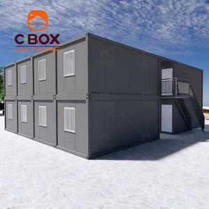 Cbox - Edificios Prefabricados Modulares de Lujo de 2 Pisos, Casas Negras, Campamentos Móviles para Trabajadores, Dormitorios, Casa Contenedor Desmontable - Product Image 3