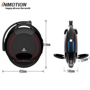 <span class=keywords><strong>Inmotion</strong></span> <span class=keywords><strong>V5F</strong></span> Monocycle urbain Scooter intelligent à deux roues pour adulte avec pneu de 10 pouces Batterie au lithium Somatosensory Thinking-Cool Toy Car - Product Image 4