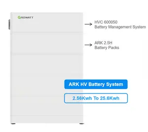 Energy Storage Battery 10kwh 20kwh Growatt Battery Pack 48V LV Lithium Ion Growatt Ark Batteries 51.2V HV Best Price
