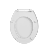 Exportation transfrontalière, haute qualité, prix bas, couvercle de siège de toilette en plastique PP moderne, vente en gros d'usine