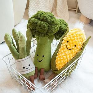 Bouquet de fleurs en peluche tulipes réalistes - Poupées en peluche sur le thème des légumes et des aliments pour la décoration créative de la maison et les cadeaux - Product Image 6