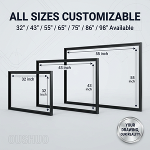 Profilé en aluminium pour moniteur LCD et téléviseur, usiné sur mesure, anodisé dur, profil 6063, service OEM - Product Image 5
