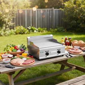 GRILL COMERCIAL A <span class=keywords><strong>GAS</strong></span> <span class=keywords><strong>DE</strong></span> <span class=keywords><strong>80</strong></span> <span class=keywords><strong>CM</strong></span> CON 2 QUEMADORES <span class=keywords><strong>DE</strong></span> ACERO INOXIDABLE <span class=keywords><strong>DE</strong></span> 8000W, FÁCIL <span class=keywords><strong>DE</strong></span> LIMPIAR - ¡OFERTA ESPECIAL! - Product Image 3